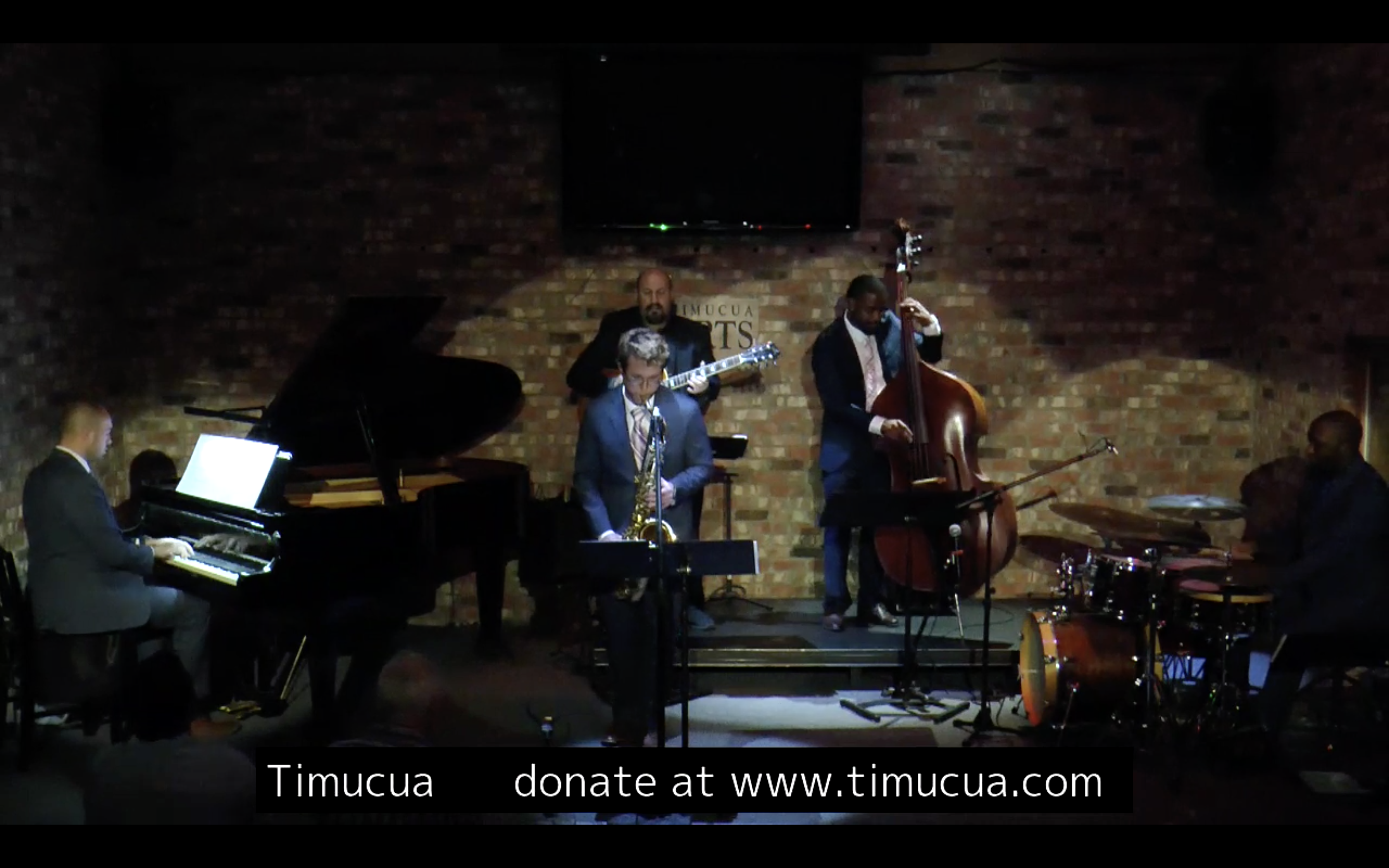 With the Brandon Robertson Quintet