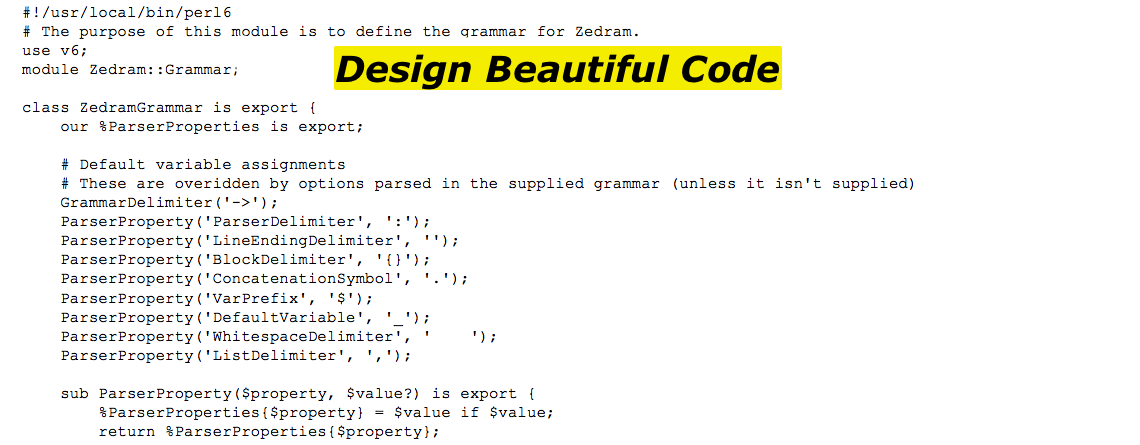 Design Beautiful Code